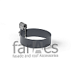 FarAcs PREMIUM: Хомут трубы 125/90 Ral 7024
