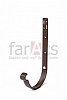 FarAcs PREMIUM: Кронштейн желоба длинный 125/90 MATT Ral 8017
