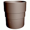 Муфта соединительная водостока Docke Premium Шоколад