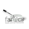 FarAcs: Хомут трубы универсальный L=140мм Белый