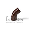 FarAcs: Колено трубы 60 гр. 125/90 Ral 8017