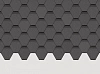 Гибкая черепица Docke Standart Сота (Серый), 1,00м
